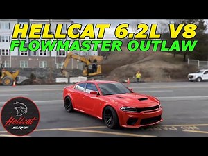 2022 Dodge Charger Hellcat Exhaust Sound w/ Flowmaster Outlaw & Rear Muffler Delete!