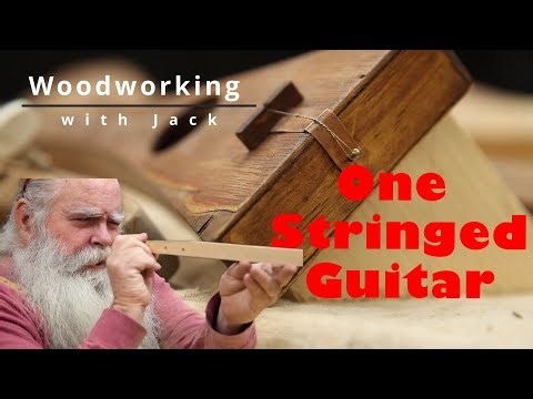 Ever Seen a One-Stringed Guitar? Build It From Just a Few Pieces of Wood!