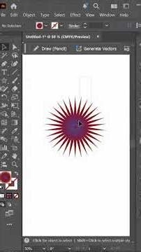 Flower Design with Blend Tool