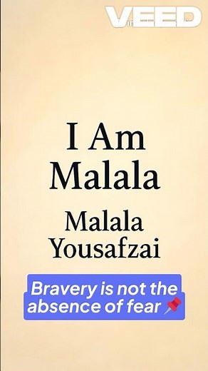 I Am Malala by Malala Yousafzai is a story of courage, education, and hope.