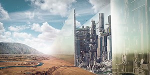 "The Line" | Saudi Arabian City Concept Artistic Render