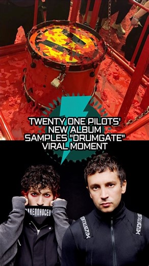 Twenty One Pilots just sampled the “drumgate” viral moment on their new album, for the song “Center Mass.” Back in May, at one of the duo’s show in Manchester, a fan stole one of their drums at the conclusion of their performance. In a viral clip, another fan yelled, “GIRL, I REALLY DON’T THINK YOU SHOULD TAKE THAT!” They immortalized this moment forever by sampling it on the l song “Center Mass” from the album “Breach.” Have you listened to the album yet? Let me know. #twentyonepilots #tylerjos