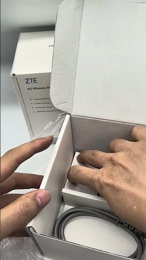 unboxing zte k12 4g cpe router with 2600mah battery #4g #wifi #unboxing