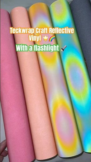 Teckwrap Craft Reflective Vinyl on a Fall Porch Sign 🌟🌈🔦