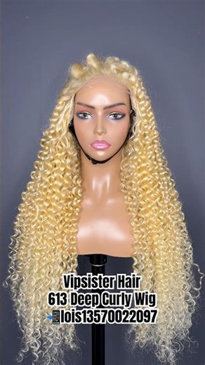 #vipsisterhair 613 Deep curly Wig