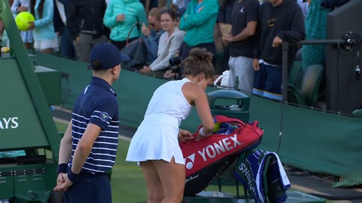 A monumental performance 💥 Kamilla Rakhimova defeats No.4 seed Jasmine Paolini with a 4-6, 6-4, 6-4 victory to book her spot in the third round 3️⃣ #Wimbledon | Wimbledon