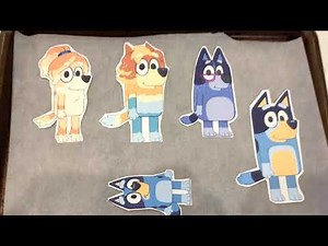 Bluey Toys - MAKE YOUR OWN DIY! Bingo, Grandad, Nana, Rad, Frisky, Trixe, Uncle Stripe, Socks Disney