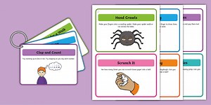 EYFS Calming Activity Ideas Cards