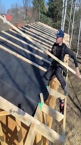 139K views · 732 reactions | Perfect wooden roof purlin framing installation work skills | Handmade construction | Facebook