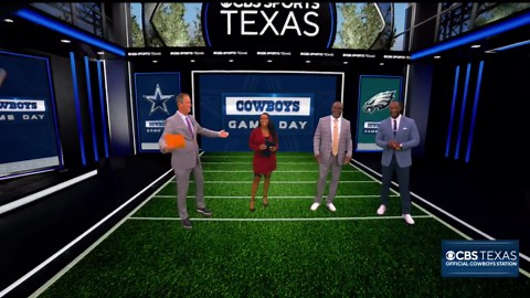 CBS Sports Texas debuts Cowboys Game Day show in new AR/VR studio