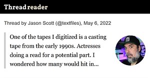 Thread by @textfiles on Thread Reader App