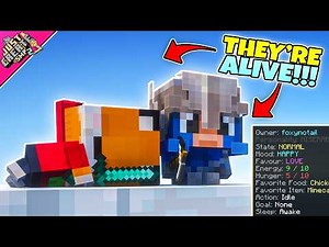 I coded INCREDIBLE CUSTOM PETS in Minecraft Create Mod