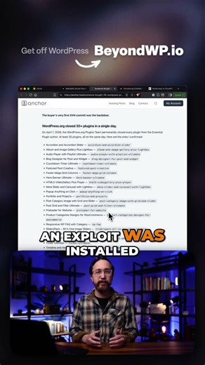 30+ WordPress plugins hacked