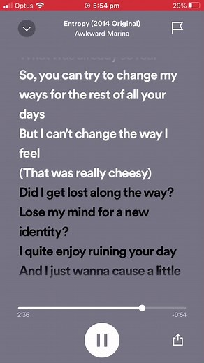 Awkward Marina Entropy Song: Lyrics, Meaning, and More