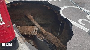What is a sinkhole? Large sinkhole appears on London street