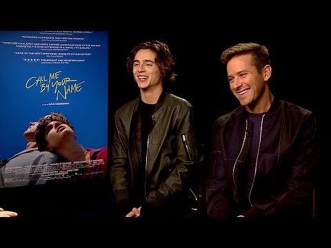 CALL ME BY YOUR NAME INTERVIEW: Andrew Freund chats w/ Timothee Chalamet and Armie Hammer