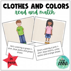 Clothes READ AND MATCH