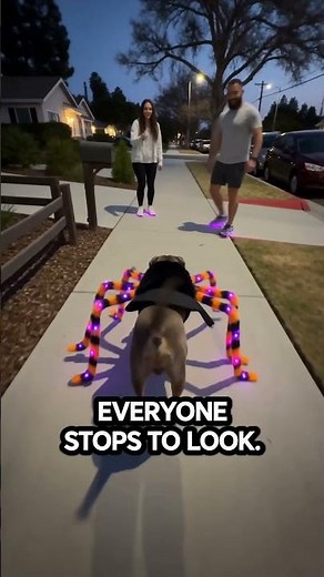 This spider costume is actually made for big dogs