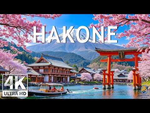 Hakone Spring 4K 🌸 Timeless Mountain Serenity – Cherry Blossoms, Lake Ashi & Gentle Fuji Views