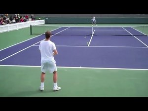 Gasquet Nalbandian Practice Indian Wells BNP Paribas Open 2013 720p