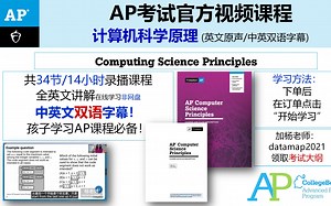 AP计算机科学原理-官方课程-双语字幕-Computing Science principles