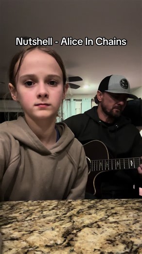 After thousands of request to do Nutshell by @aliceinchains we decided to give it a go. It took us a bit to find the key that worked best for Kinslee and I’m not great with the strumming pattern on this amazing song, but we made it our own. Hope you like it. 🤘😎🤘 #nutshell #aliceinchains #fyp #kinslee #daddydaughter