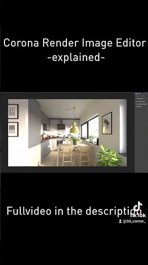 Corona Image Editor - explained
