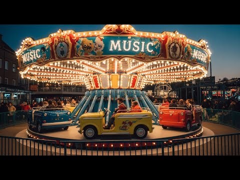 Merry Go Music Ride 🎠🎶 | Fun Carousel Song for Kids | Playful Nursery Rhyme