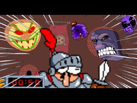 1 peppino armadurado vs 3 entidades + war timer (Pizzascape Lap 5 P rank checkpointless damageless)