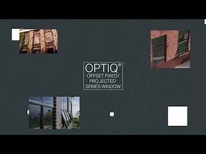 Kawneer Product Series: OptiQ® Offset Fixed/Projected Series Window