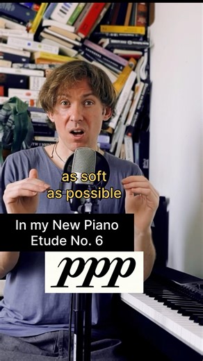 In my New Piano Etude, start to whisper, crescendo to Fortissimo