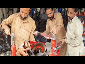Rebuilding 3 Ton Hydraulic Trolley Jack with Basic Tools | How to Repair Hydraulic Trolley Jack