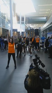 3K views · 84 reactions | ICYMI: This morning we brought the flash mob back! It marked the official launch of the 2nd Annual CIBC #MINDSTRONG Fitness Event, which will support the building of the Day Hospital of the Department of Psychiatry, led by Dr. Karl Looper. Stay tuned... | CIUSSS Centre-Ouest Montréal / CIUSSS West-Central Montreal | Facebook