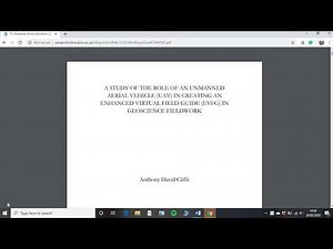 How to set out a Thesis