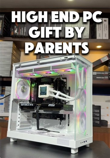 Pc Build for Gaming and Youtuber Son by loving Parents 1. Processor: Ryzen 7 9700x 2. Motherboard : Asus Tuf B850M E Wifi 3. Ram: 16*2(32gb) 6000mhz Lexar 4. Graphics card: MSI RTX 5070ti Ventus 3X 5. Ssd: 1TB nvme 6. Powersupply : Acegeek 850w Cybernetic Gold 7. Cooler: Acegeek Cryoscreen 360 AIO 8. Case: Nzxt H6 Flow . . . . Contact us on 9818695005/06 We are located at putalisadak, Opposite to starmall . . . . . . . . #fypシ #explore #gaming #nepal