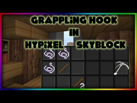 Crafting a GRAPPLING HOOK in Hypixel Skyblock? (Legendary)