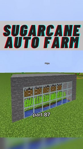 Minecraft Automatic Sugarcane Farm Tutorial