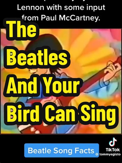 The Beatles- And Your Bird Can Sing #thebeatles #andyourbirdcansing