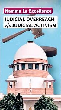 The difference between judicial overreach and judicial activism!
