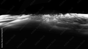 abstract smoke background. white smoke cloud. 4k . Haze background. Abstract smoke cloud. Smoke in slow motion on black background. White smoke slowly floating through space against black background.