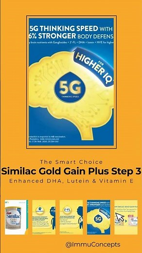 Similac Gold Gain Plus Step 3 — The Smart Choice for Stronger, Smarter Toddlers