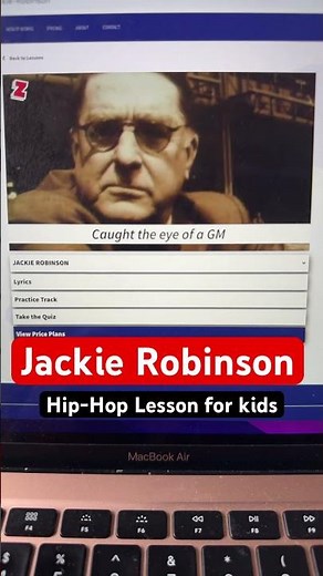 Jackie, Robinson rap lesson for kids K-12. #homeschool #homeschoolingfun #teacher #historyteachers