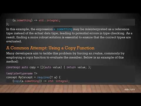 How to Effectively Define Nested Concept Requirements in C+ +