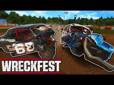 INSANE FIGURE 8 CRASHES! - Next Car Game: Wreckfest multiplayer Gameplay & crashes