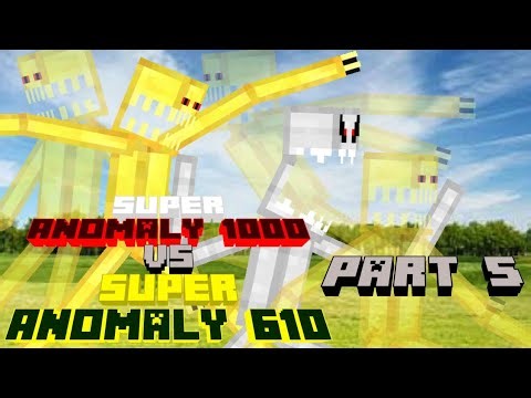 Minecraft: Super Anomaly 1000 VS Super Anomaly 610 | Part 5 | With Megalodon VS Mosasaurus & Kraken