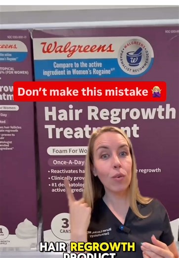 ❌Don’t make this mistake when it comes to treating your hair loss!!!❌ Topical minoxidil is a proven ingredient to slow down and reverse some forms of hair loss. Studies show that the 5% form works better and faster than the 2%! So don’t get tripped up by the marketing of “women’s” vs. “men’s”. If you choose the 2% - perhaps to decrease topical irritation (which is not common, but can happen) - you may need to use it twice a day instead of once daily to see improvement. This can make compliance d