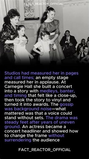 Judy Garland’s night that reset a career #YouTubeShorts #MovieLegends