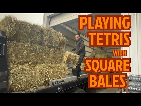 How To Stack Square Bales On A Flatbed Truck Properly