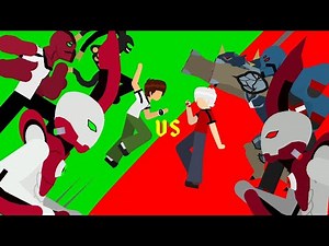 Classic Ben 10 vs albedo stick node animation