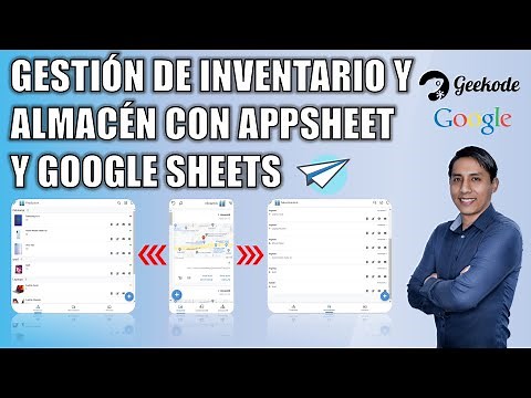 Gestión de Inventario y Almacén con Appsheet y Google Sheets